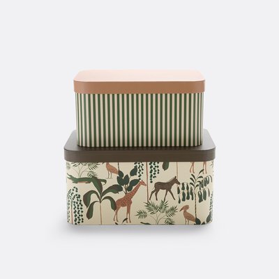 Set of 2 Sehatra Cardboard Storage Boxes LA REDOUTE INTERIEURS