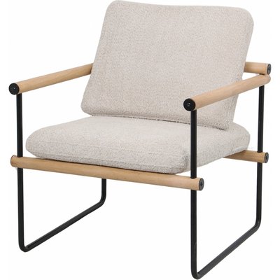 fauteuil design  assise confortable en bois et métal RECOLLECTION