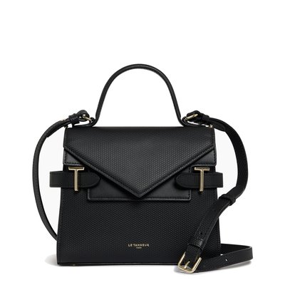 Petit sac à main double rabat Emilie en cuir signature T LE TANNEUR