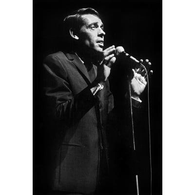 Tableau chanteur célèbre jacques brel en scène HEXOA