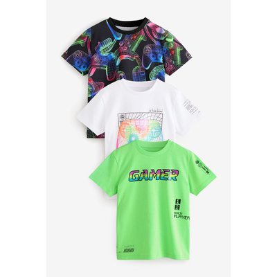 T-Shirts à manches courtes, lot de 3 NEXT