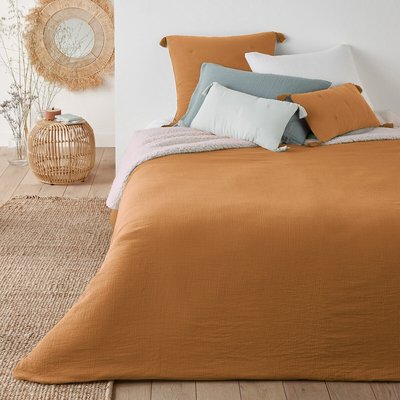Tagesdecke Kumla aus Teddyfleece & Musselin, uni LA REDOUTE INTERIEURS