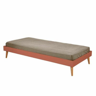 Pack lit enfant avec pieds et matelas Bois massif  DARLA AKITEN RETAIL