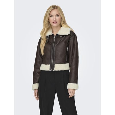 Veste de motard en simili-cuir ONLY ONLY