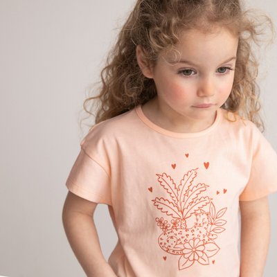 Lote de 3 t-shirts estampadas, de gola redonda LA REDOUTE COLLECTIONS