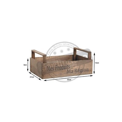 Caisse récolte Mes produits ma région AUBRY GASPARD