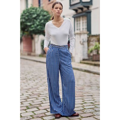 Pantalon droit imprimé graphique PAULINE LA PETITE ETOILE