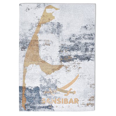 Tapis salon Keitum tissé plat THEKO