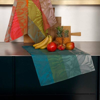 Torchon en Coton, FRUITS EXOTIQUES LE JACQUARD FRANCAIS