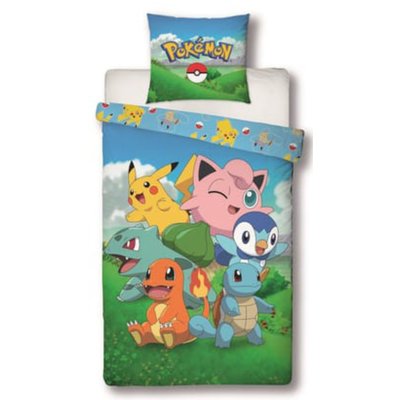 Parure de Lit Enfant Salameche, Carapuce POKEMON
