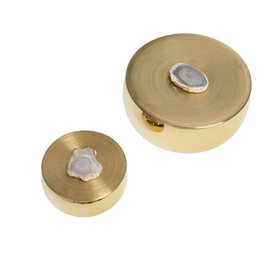 Set de 2 boites en précieuse en métal AMADEUS