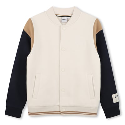 Cardigan siglé BOSS KIDSWEAR
