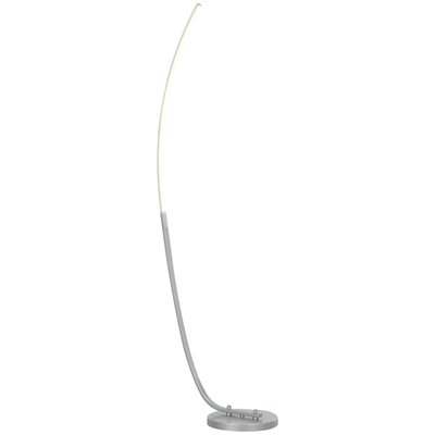 Lampadaire arc design LED réglable - H.147 cm - alliage alu. HOMCOM