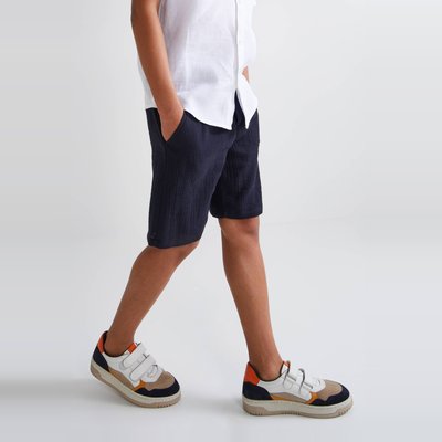 Bermuda double gaze en coton, certifié OEKO-TEX MONOPRIX KIDS