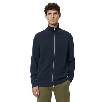 Cardigan zippé de coupe Regular à col droit MARC O'POLO