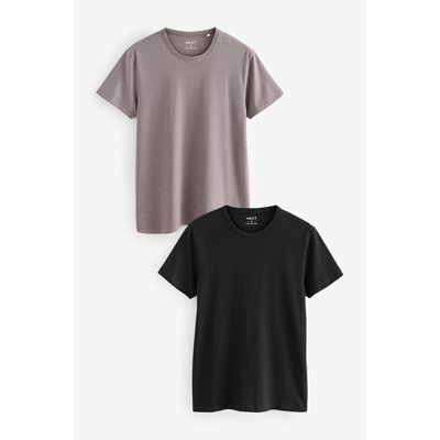 T-shirt de corps slim, lot 2 NEXT