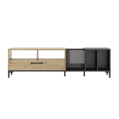 Meuble TV ARGUIN avec rangements L190 cm - Fabrication Française CALICOSY