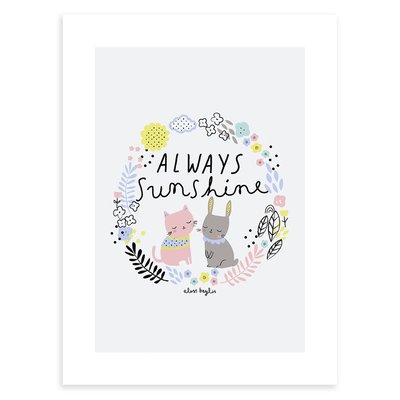 Affiche chats, Happy Clouds LILIPINSO