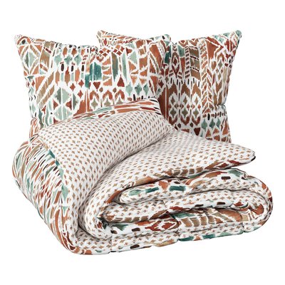Housse de couette + 2 taies Hikat EDEN
