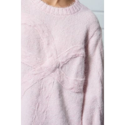 Pull en maille avec détail nœud LILI SIDONIO