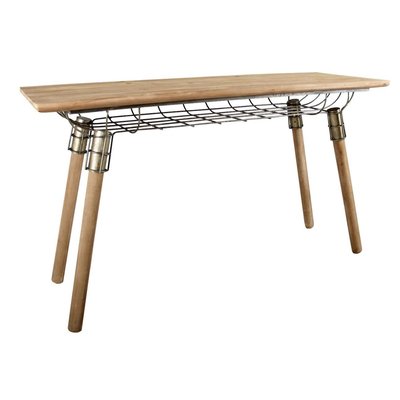 Console en pin et métal AUBRY GASPARD