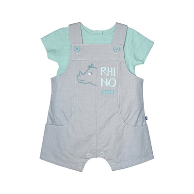 Ensemble court t-shirt et salopette ronaldo SUCRE D'ORGE