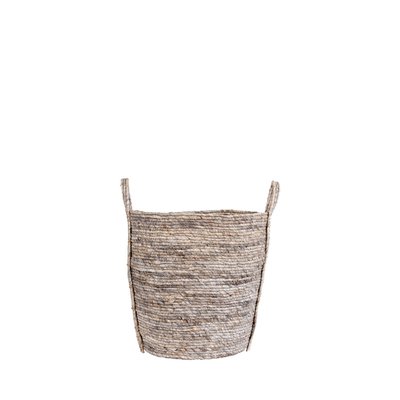 Panier rond en feuille de maïs - UDINE HOUSE NORDIC