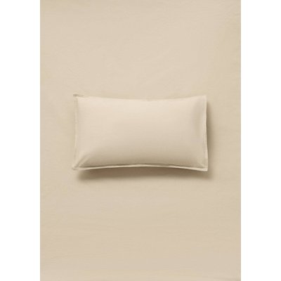 Taie d’oreiller berceau coton lavé double surpiqûre 30x50 cm MANGO HOME