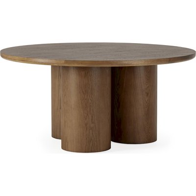 Table de salle à manger noyer design contemporain en bois de chêne RECOLLECTION