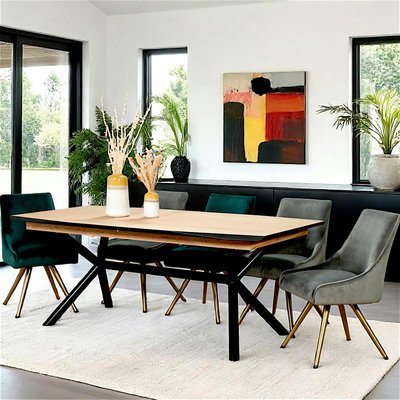 Table extensible en chêne blanc 200-290 cm ZONZA PIER IMPORT