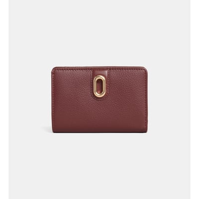 Portefeuille compact selena en cuir grainé GALERIES LAFAYETTE