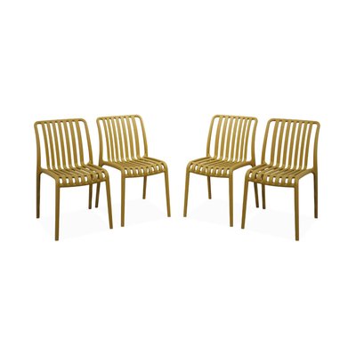 Chaise de jardin empilable plastique (lot de 4) AGATHE CHAISES SWEEEK