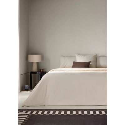 Housse de couette en percale de coton 100 % Lit 135/140 cm MANGO HOME