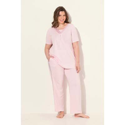 Pyjama à manches courtes et col V. Détails ULLA POPKEN