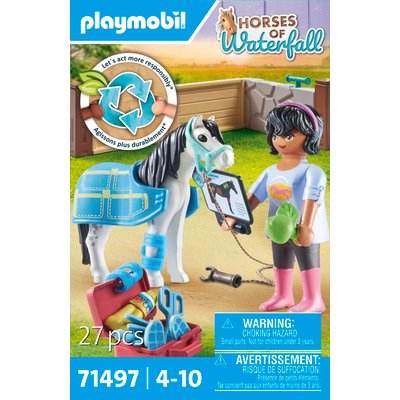 Thérapeute et cheval PLAYMOBIL