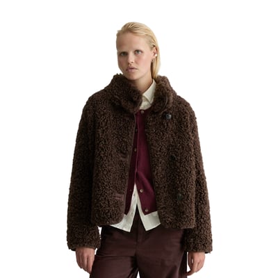 Veste en peluche, coupe standard en peluche Curly toute douce MARC O’POLO DENIM