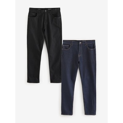 Jean stretch coupe slim classique, lot de 2 NEXT