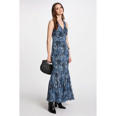 Robe longue droite imprimée MORGAN
