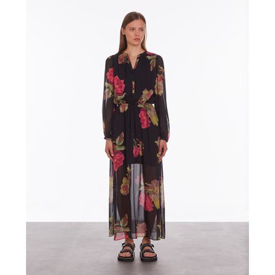 Robe longue voile, imprimé floral THE KOOPLES