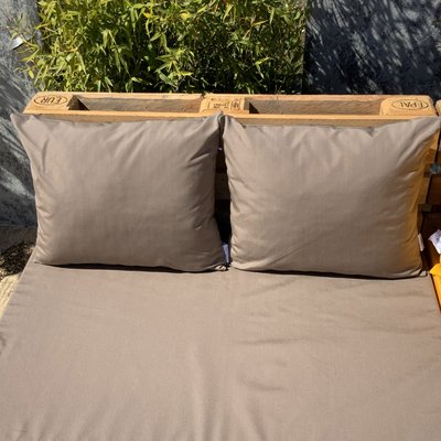 Ensemble de 2 coussins extérieurs pour salon palette HOME MAISON