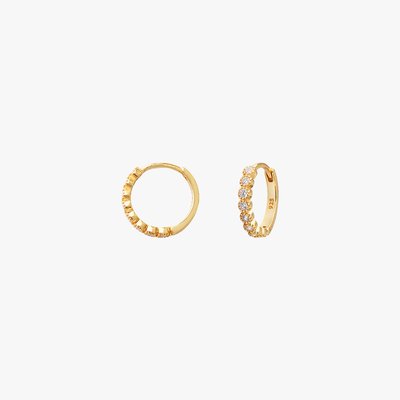 Paire de boucles d'oreilles créoles Doré  ANOUK CAROLINE NAJMAN