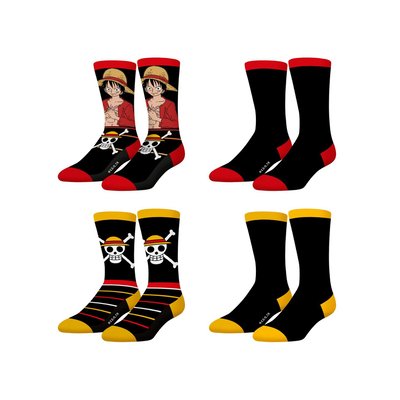 Lot de 4 Chaussette One Piece coton FREEGUN