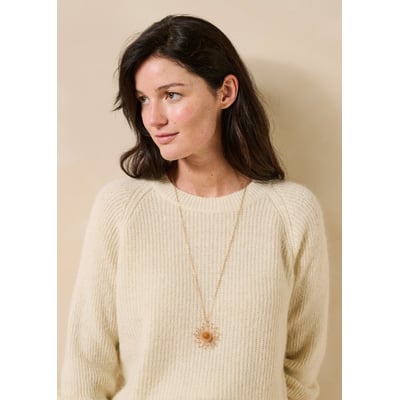 Collier sautoir pampille soleil LA FEE MARABOUTEE