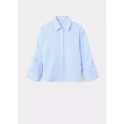 Chemise droite rayures MANGO