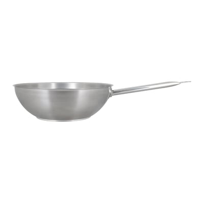 Wok 30cm en acier inoxydable, PROFESSIONNEL MENASTYL