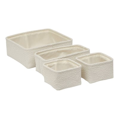 Lot de 4 paniers BOUCLETTE 5FIVE SIMPLY SMART