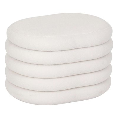 Pouf de rangement en bouclette GUILIA ATMOSPHERA