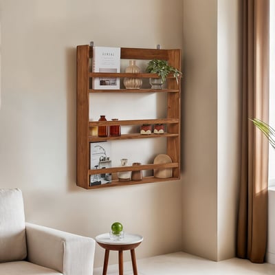 Многоуровневая полка из дерева SO'HOME