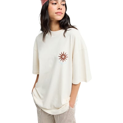 T-Shirt, manches courtes, col rond, Floral. ROXY
