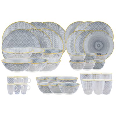 Lot de 42 set complet en porcelaine, PATTERN BJORN